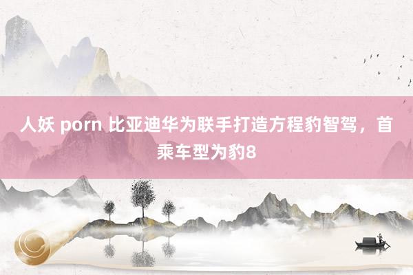 人妖 porn 比亚迪华为联手打造方程豹智驾，首乘车型为豹8